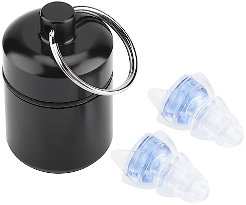 HiFi-Konzert-Ohrstöpsel, Geräuschreduzierende Anti-Lärm-Ohrstöpsel, Musiker, Festivals, Konzerte, Schlagzeuger, Party, 27 DB Gehörschutz(Blau)