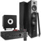 Fenton Audizio AD220B 2.1 Tower Speaker System with SHF80B Floor Standing Speakers, 10 Active Subwoofer, Bluetooth Amplifier - Home Cinema Stereo Surround Sound