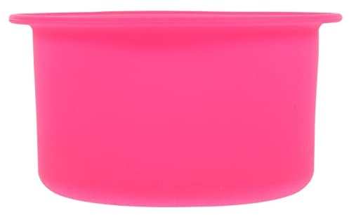 STOBOK Hair Removal Wax Warmer Bowl Silicone Wax Melting Container Pink High Temperature Resistance Easy to Clean for Salon and Home Use