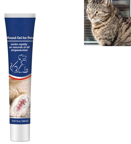 Gel de Soin des Plaies pour Chiens et Chats,Gel de Guérison Imperméable,Liquide -Bandage Pour Animal De Compagnie,Gel Apaisant pour les Plaies pour Chats et Chiens