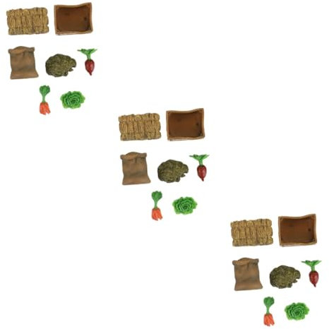 HANABASS 21stücke Teiliges Imitation Farm Zubehör Für Dekoration Miniatur Garten Landschaftsrequisiten Material Für Spielzeug Und Kreative Layouts