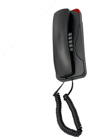 ZYKEJJDDAK Téléphone mural filaire analogique avec cordon rétro pour maison, hôtel