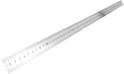 Asuinxurr 60cm/ 23.6 Edelstahl Massband Werkzeug Mess Lineal
