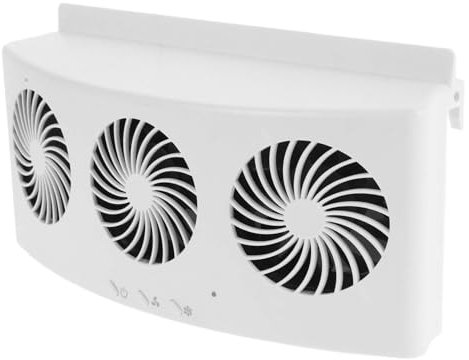 DINHEAROM Solar-powered Car Cooler Car Exhaust Fan for Heat Reduction Portable Air Conditioner