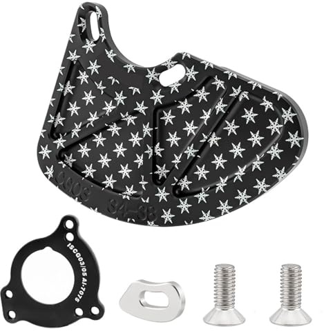 Protezione per anello universale per catena mountain bike, lega di alluminio, protezione per anello catena a prova di blocco con adattatore di montaggio per treno di trasmissione
