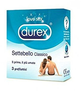 Durex Settebello Classico - 3 Profilattici - [confezione da 3]