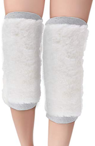 Ylucky Women Men Thermal Cashmere Leg Knee Warmer Brace Support Sleeve Elastic Knee Protector for Winter Raw Weather