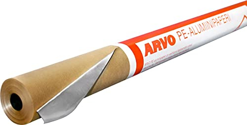 Estpuu Dampfsperre für Saunabau, Alufolie, Aluminiumfolie, B:1,25 m/L:24 m / 30 m2