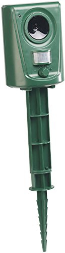 Royal Gardineer Hundeschreck: Universal-Ultraschall-Tierschreck, Bewegungssensor, für 60 m² Fläche (Hundeabwehr, Fuchsabwehr, Akustischer Bewegungsmelder)