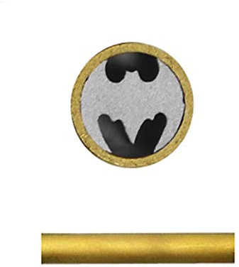 Rivets en mosaïque pour manche de couteau, clous à vis en mosaïque, broches de fixation de couteaux de chasse diamètre 8 mm, longueur de 4,5 cm (chauve souris)