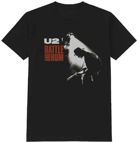 U2 T Shirt Rattle & Hum Album Cover Band Logo Nuevo Oficial De Los Hombres Size L