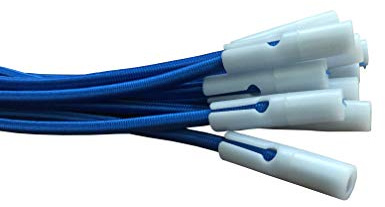 International Pool Protection Tensores para Lona de Piscina Regulables Kit 32 Ud Azules