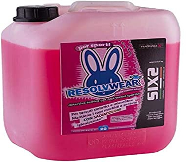 RESOLVBIKE 1007-4 bidón de detergente Fragrance X ResolvWear de 5 litros para higienizar Prendas Deportivas, Ressolvsixs