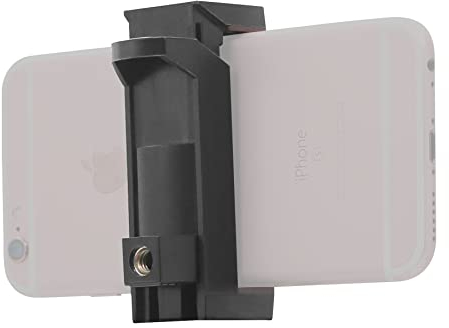 zetong Support Adaptateur pour trépied pour téléphone Portable Support de Pince pour Smartphone, Anneau Lumineux pour trépied Accessoires de Remplacement pour téléphone Portable iPhone Android