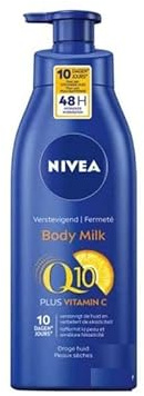 6er Pack - Nivea Körpermilch mit Pump - Straffend /Q10 + Vitamin C - 400ml