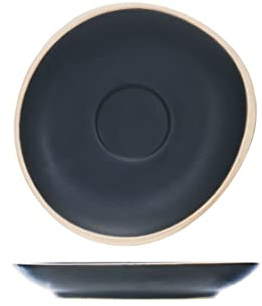 Cosy & Trendy Sous-Tasse Expresso GALLOWAY Noir D12CM-Lot de 6