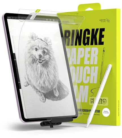 Ringke Paper Touch [Hard] for iPad Air 13 inch M4 / M3 / M2 (2026/2025 / 2024) Screen Protector [2 Pack] Matte Anti-Glare Paper Texture PET Film for Drawing and Writing, Easy Installation