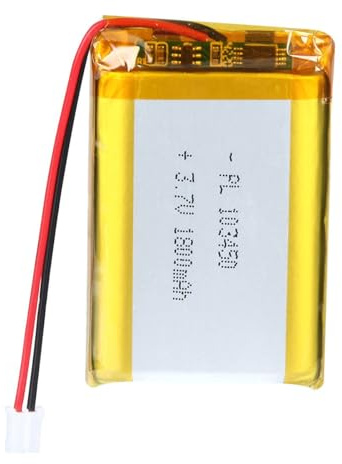 Batería Lipo 3.7V, 2000mAh 103450 a Iones de Litio con conexión 2P-PH con Paso 2,0 mm
