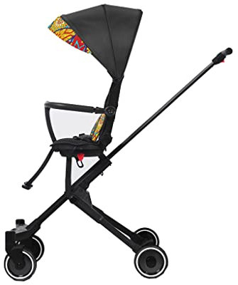 ZONABSQQ Kinderwagen Kinderwagen mit hoher Landschaft, bequemer Kinderwagen, Bequeme Ausflüge mit Baby-5-Punkt-Gurt, verstellbare Pedale Komfort und Sicherheit