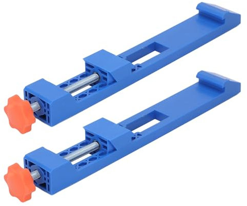 2Pcs Adjustable Cutting Machine Base Guide, Electric Circular Saw Milling Positioning Clamp, Precision Wood Cutting Guide Woodworking Tools for Cutting and Milling Tasks