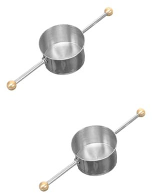 BESPORTBLE Edelstahl Jigger Barmaß 30/60ml – Cocktail Messbecher Mit Doppelgriff Für Präzises Messen Von Whiskey - Tequila Und Likör – Ideal Für Partys Und Professionelle Bartender –