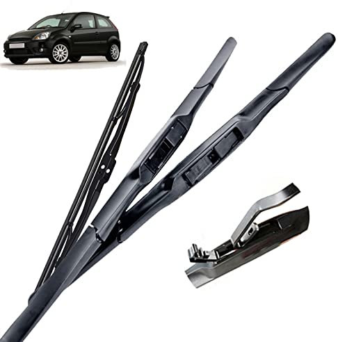 Scheibenwischerblätter für die Windschutzscheibe, für Ford, für Fiesta Schrägheck MK5 2003 2004 2005 2006 2007 2008, Scheibenwischer vorne und hinten