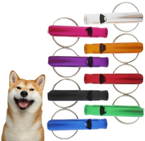 Hundepfeife Training - Gehorsamsplöte mit hoher Tonhöhe, einstellbarem Frequenzverhaltenstool | Keychain Barking Control -Gerät Für Rückrufbefehle, Welpengehorsamstraining,