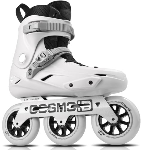 COSMOID Roller Skate Blades Erwachsene Männlich Weiblich, Professionelle 3 Wheel Inline Skates für Frauen Männer,Größe 38-46,Professionelle Fitness Roller Skates Blades für Unisex