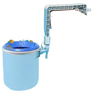 ZKLGS Pompa Filtro Piscina, Skimmer di Superficie dello Stagno, collettore di detriti del Filtro Automatico fissato al Muro Grigio di plastica for Lo Skimmer della Piscina