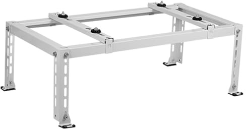 Soporte de aire acondicionado resistente para una fácil instalación y ajuste ajustable, ideal para sistemas mini split sin conductos