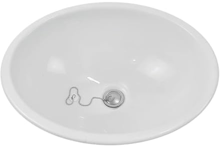 Fregadero Camper, Fregadero Cocina 1 Seno, con Tapón de Cadena de Acero Inoxidable para Bar y Cocina Pequeña