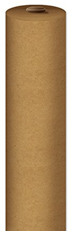 Beistle Kraft Paper Table Roll For Arts And Crafts Bulletin Board Cover Wedding Party Supplies Birthday Tablecovers, Brown, 24 x 100'