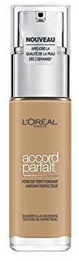 L'Oréal Paris - Fondotinta Fluido Accord Perfetto - Pelle secca normale - Tonalità: Miele (6.N) - 30 ml