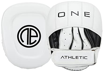 One Athletic Gebogene Fokus-Handschuhe, Weiß