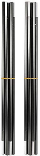 Alvinlite 2pcs Tent Poles Replacement 11.3ft, Aluminum Tent Pole Repair Kit, 9 Segments Flexible Tent Poles for Camping Hiking Backpacking Tent, Rod Diameter 0.33 Inch / 8.5mm