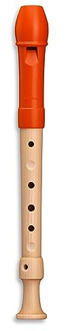 Mollenhauer 17514 Fipple Penta 7-Ton, Digi, orange, pentatonisch - Flöte