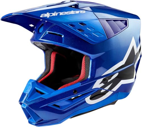 Alpinestars SM5 Helm Motocross Compass Corp blau (S)