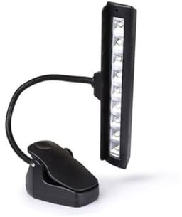HOMSFOU Klemm-Schreibtischlampen Lichtlampe zum Lesen Clip auf Tischlampe Clip-Schreibtischleuchte Batteriebetriebene Tischlampen LED-Clip-Leselampe USB Leselicht Musik Licht Student