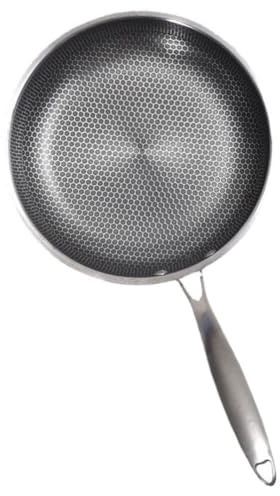 Sartén Antiadherente De Acero Inoxidable De 24 Cm Pequeña Cómoda De Sostener Para Filetes Y Panales