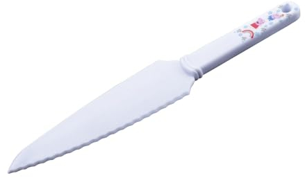 Dr. Oetker Coltello per torta Peppa Pig – Coltello in plastica per bambini – perfetto per compleanni di bambini e fan di Peppa Pig – robusto e adatto ai bambini