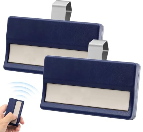 2 Stück Funkfernbedienung Garagentor,Kompatibel mit Chamberlain Handsender,Garagentor Fernbedienung,Handsender 433 MHz Funkfernbedienung für Garagentoröffner Liftmaster für 4330E,4332E,4333E,4335E