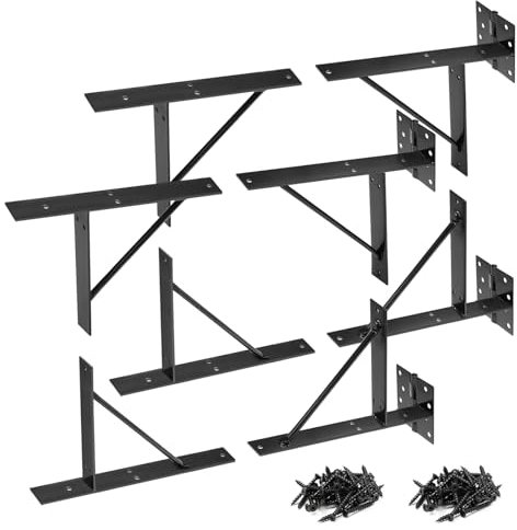 Robustes Zauntor-Set, Hochbelastbares Zauntor-Set, Torbeschläge, Durchhangschutz-Set, 2x4-Holz, verstellbar, für Holzzäune, Tore, Fenster, Schuppentüren (2 Sets)