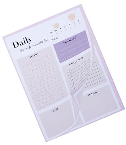 Operitacx Agenda-buch Tagesplaner Notizblock Notizblockhalter Schreibplaner Für Den Haushalt Notizbuch Auflisten Tagesplaner-notizbuch Hochleistungsplaner Digitaler Notizblock Zeit Papier