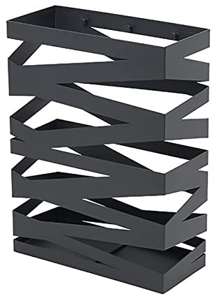 JXIPANUL Umbrella Stand Hollow Out Umbrella Rack For Office Apartment Patio, Rectangular Freestanding Metal Organizer Stand Umbrella Holder for Front Door