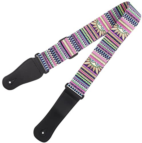 JOINPAYA Gitarrengurt Klare Haargummis Gitarrengürtel Indoor-stifte Verschluss Taschenanhänger-kette Verstellbarer Schmuck Stellnadel Sticken Riesige Stifte Green Polyester