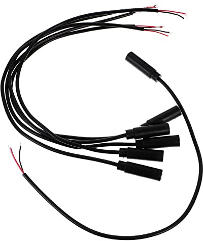 Zerodeko 6Pcs Aux Female Plug to Bare Wire Audio Replacement Cable for Car Players Players and Tv Boxes Durable Insulation for Repairing Broken Headphone