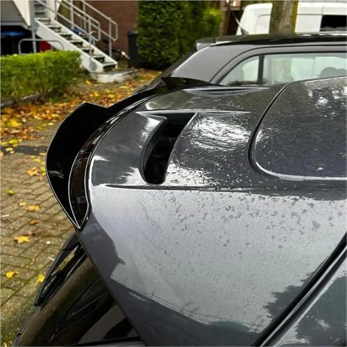 Auto Heckspoiler Für Ford Für Fiesta ST MK6 MK7 2012 2013 2014 2015 2016 2017 2018 Heckflügel Dachspoilerkappe Maxton Stil Heckflügel Modifizierte Dekoration(Carbon Look)