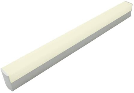 Lampenlux LED-Wandlampe Cole hochwertige verarbeitete Unterbauleuchte 3000K Spiegellampe mit PMMA-Abdeckung Schrankbeleuchtung (IP20) (silber eloxiert, 120cm)