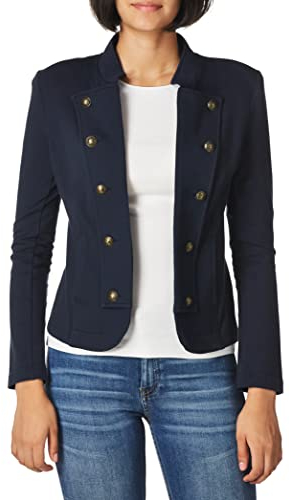 Tommy Hilfiger Damen Bandjacke Lässiger Blazer, Sky Capt, M