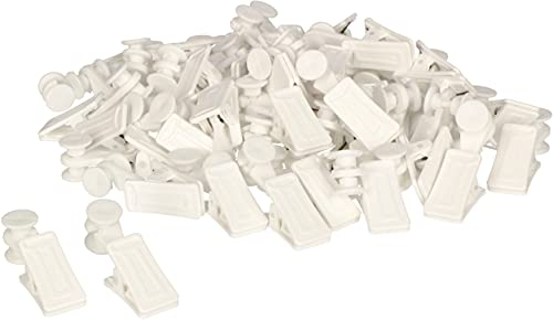 KOTARBAU® Gardinen-Clips für Deckenschienen für Gardinen Vorhänge Satz 100 Stück Gardinenröllchen